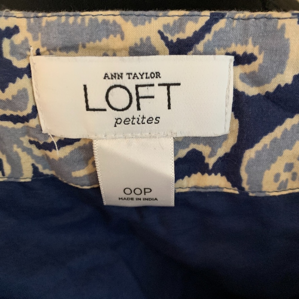 Loft Mixed Pattern Dress With Sequins - image 3